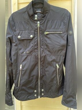 Men’s Diesel Teflon Waterproof  Moto Jacket  Size L